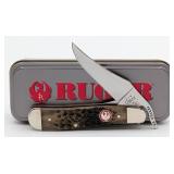 2004 Case XX Ruger Jigged Bone Russlock 61953L w/