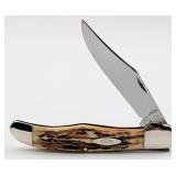 1920-40 Case Tested XX Stag Folding Hunter 5165