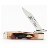 2006 Case XX Winter Bottom Jig Amber Bone Cheetah