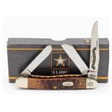 2017 Case XX Custom Fileworked ST-48 US Army Walnu