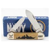2020 Case XX US Navy Smooth Bone Canoe Knife 62131