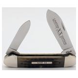 Ltd 1996 Case XX Butternut Bone Canoe Knife 62131