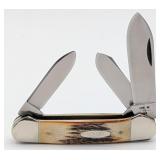 1981 Case XX Stag Three Blade Canoe Knife 53131