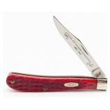 Ltd 1989 Case XX Centennial Red Bone Slimline Trap