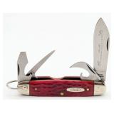 Ltd 1989 Case XX Centennial Red Bone Scout Camp Kn