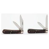 1940-64 Case XX Jigged Bone Tadpole Knives 6229 1/
