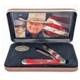 2026 Case XX John Wayne Barnboard Jig Dark Red Bon