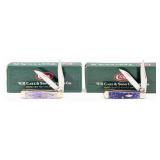 2005 & 07 Case XX Periwinkle & Ultra Violet Wharnc