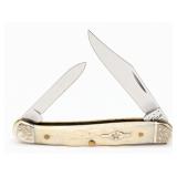 Ltd 2011 Case XX Scroll Bolster Natural Bone Mini