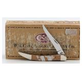 2007 Case XX Exotic Snow Leopard Tiny Toothpick EX