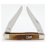 2002 Case XX Silver Script Autumn Bone Muskrat
