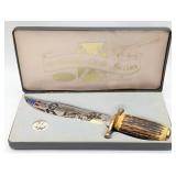 Ltd 1984 Case XX The Mason-Dixon Series Stag Bowie