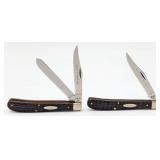 1978 & 81 Case XX Delrin Slimline Trappers