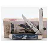 2025 Case XX John Wayne Navy Blue Bone Mini Trappe