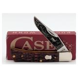 2026 Case XX Etched Mahogany Bone Axe Handle BR611