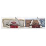 2002 & 06 Case XX Old Red & Red Bone Baby Butterbe