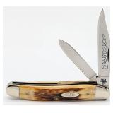 1977 Case XX Blue Scroll Stag Medium Texas Jack Kn