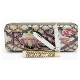 2005 Case XX Rattlesnake Bone Tiny Trapper 62154 w