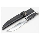 1965-80 Case XX 223-6 Slick Black Hunting Knife w/