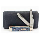2006 Case XX Damascus Kentucky Bluegrass Bone Tiny