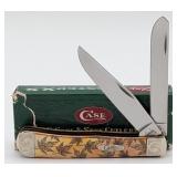 2005 Case XX Fall Leaves Scroll Bolster Trapper 62