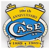 1989 Case XX 100th Anniversary Porcelain Sign