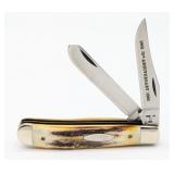 1980 Case XX 75th Anniversary Stag Mini Trapper 52