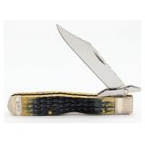 Custom 2020 Case XX Olive Green Bone Cheetah 6111