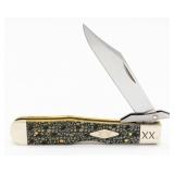 2019 Case XX Olive Green Bone Lizard Skin Cheetah