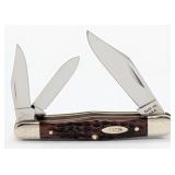 1975 Case XX Jigged Bone Split Back Whittler 6383