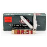 2004 Case XX Candy Stripe Celluloid Tiny Trapper R