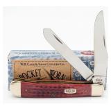 1996 Case XX Pocket Worn Red Bone Trapper 6254 w/
