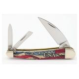 2021 Case XX USA American Flag Seahorse Whittler 6