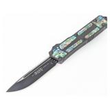 2021 Microtech Scarab II Abalone OTF Knife