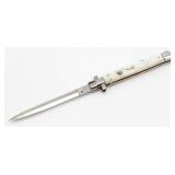 AKC 13in Faux Pearl Switchblade Knife