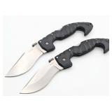 (2) Cold Steel Spartan Bolo Folding Knives