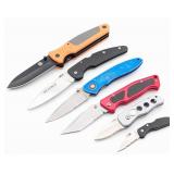 Schrade & (2) Unmarked OTF Switchblade Knives
