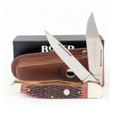 NIB Boker Tree Brand Red Bone Folding Hunter w/ Sh