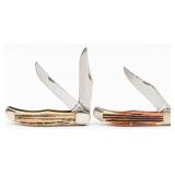 Queen Cutlery Stag & Faux Stag Folding Hunters