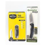 NIB Buck 750 Redpoint & Remington Sportsman R10003