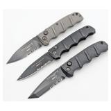 (3) Boker Automat Kalashnikov 74 Switchblade Knive