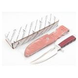 1st Run Blackjack Knives Model MK-4 Red Linen Mica