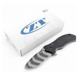 NIB Zero Tolerance ZT Model 0350 Tiger Stripe Assi