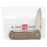 NIB Al Mar SERE 2020 Coyote Flipper Folding Knife