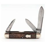 Lawton Cutlery Co. Jigged Bone Long Pull Cigar Jac