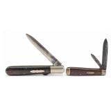 Canastota Knife Co. & L.F.&C. Smooth Wood Folding