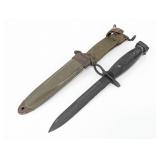 Vietnam Era U.S. Conetta M7 Bayonet w/ Scabbard