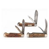 Imperial, Valley Forge, & Camillus Jigged Bone Eas