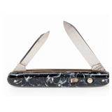 Schrade Walden Marbled Synth Black Double Switchbl