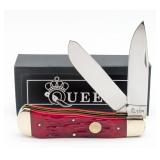 Queen Cutlery Red Bone Jumbo Trapper QN7555 w/ Box